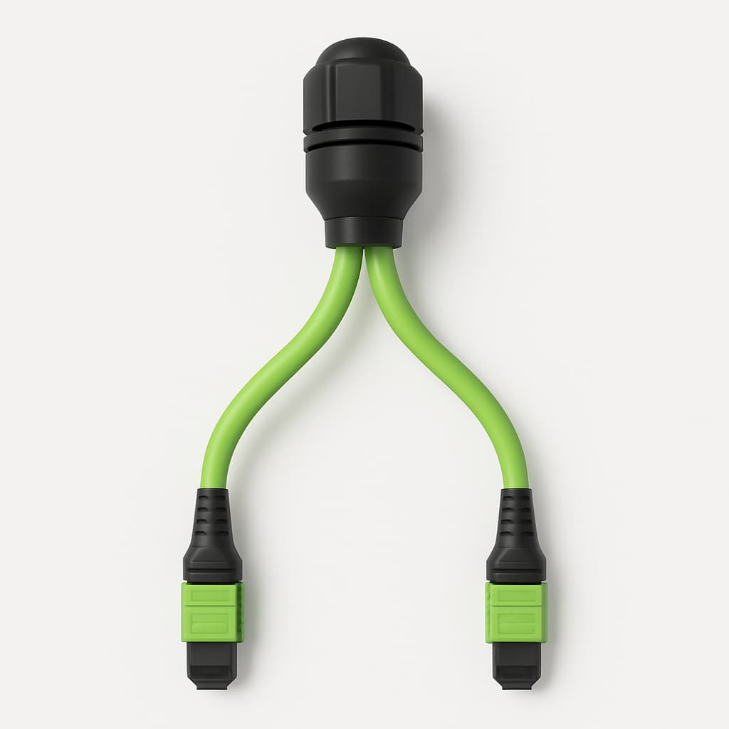 Telegaertner H02052B0279 Cable Splitter ODS/M20 IP54 MPO — illustrative AI-generated image