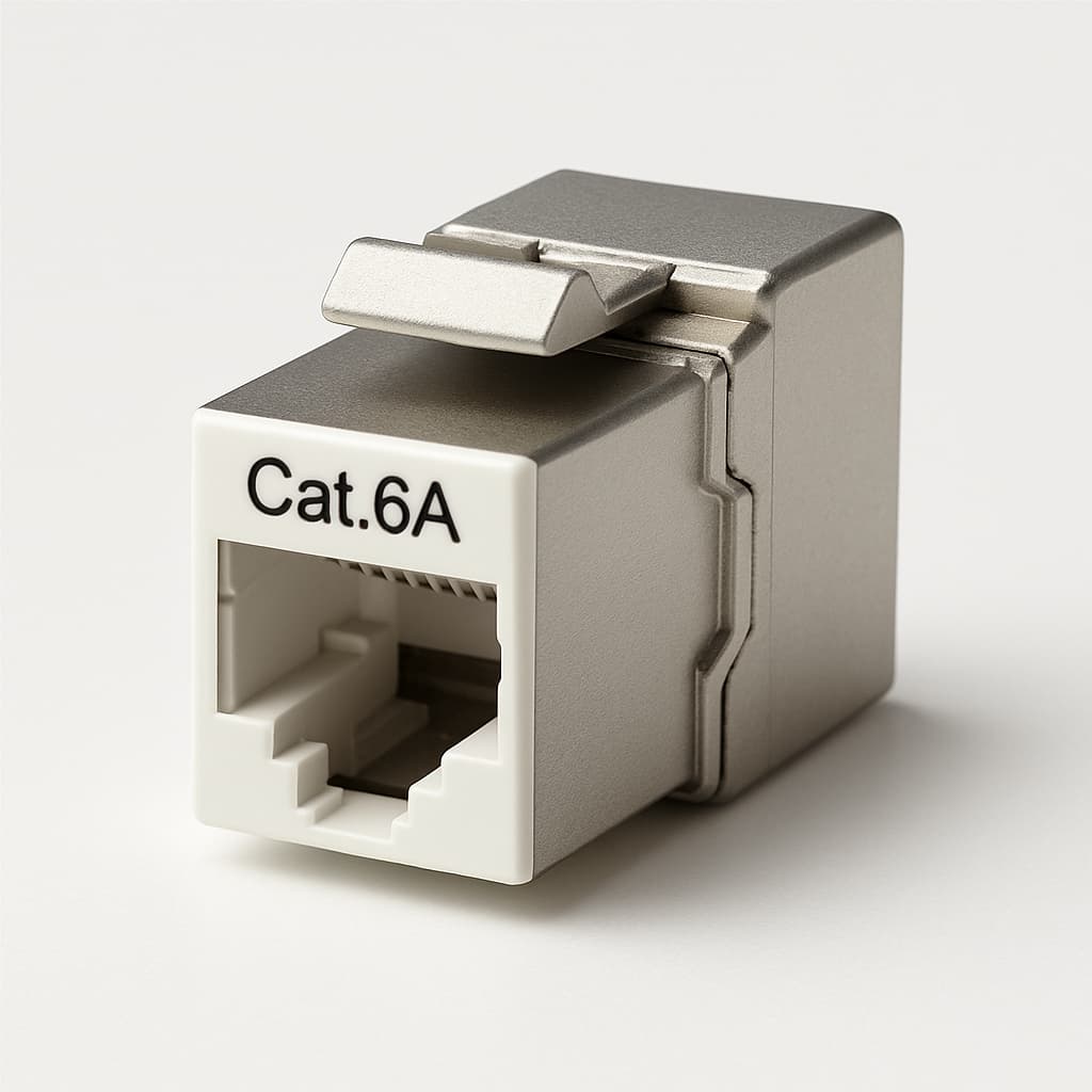 Telegaertner J00029A2601 AMJ-SL Module Cat.6A T568B — illustrative AI-generated image