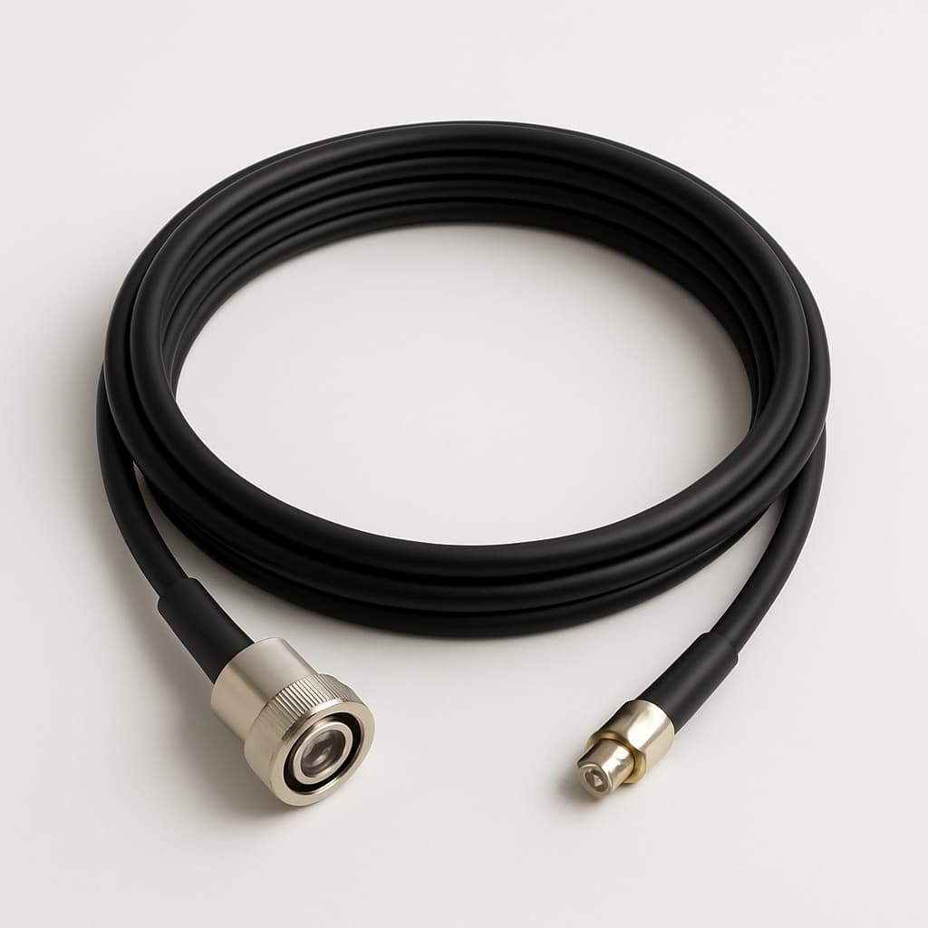 Telegaertner L00013Q0256 4.3-10 to 2.2-5 Jumper Cable, 5.0m — illustrative AI-generated image