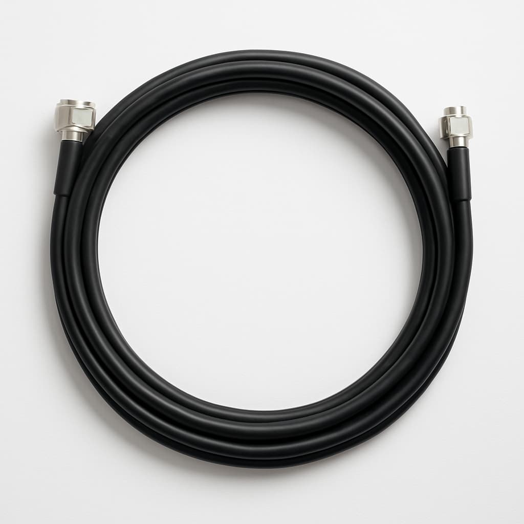 Telegaertner L00013Q0244 7-16 - 4.3-10 Jumper Cable, 5.0 m — illustrative AI-generated image