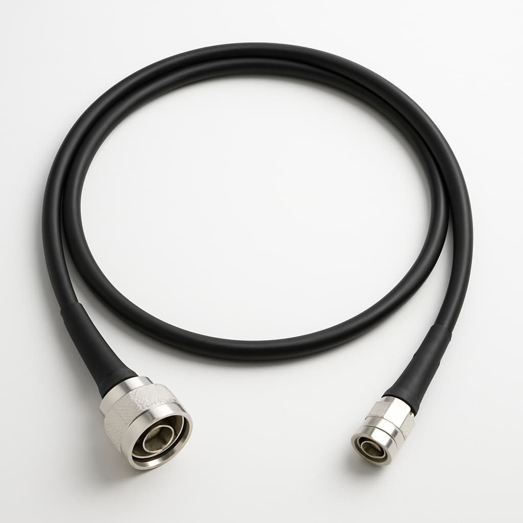 Telegaertner L00011Q0162 7-16 - 4.3-10 Jumper Cable, 2.0 m — illustrative AI-generated image