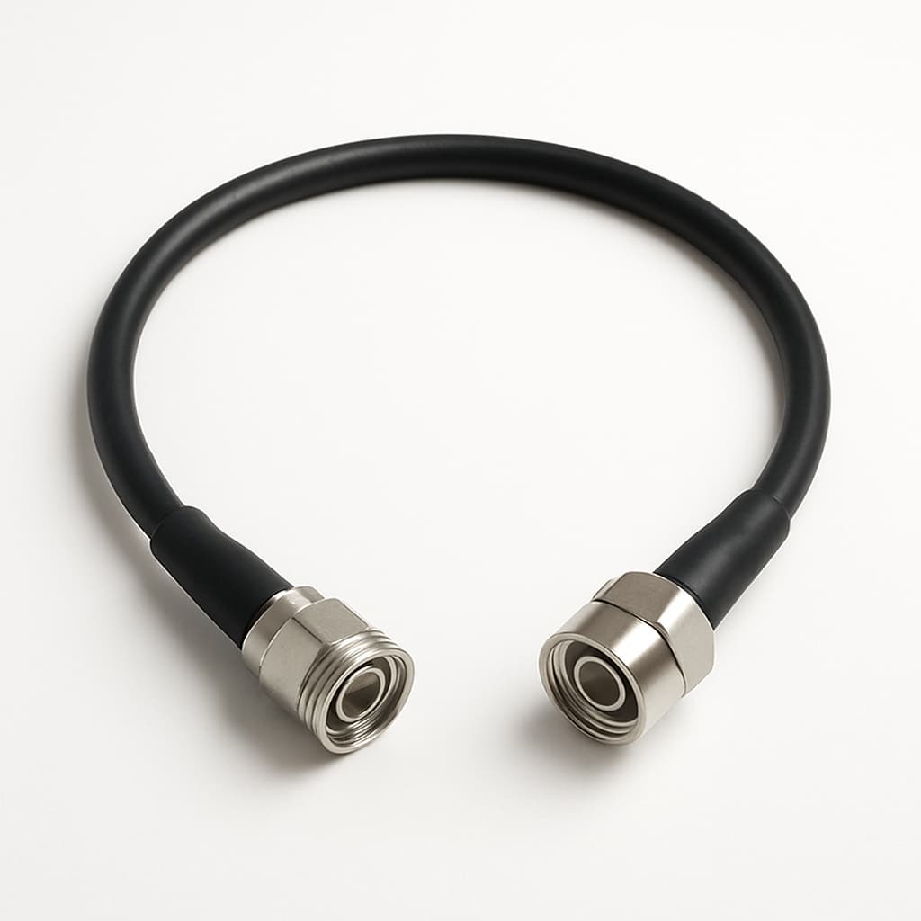 Telegaertner L00010Q0148 N - 4.3-10 Jumper Cable 0.5 m — illustrative AI-generated image