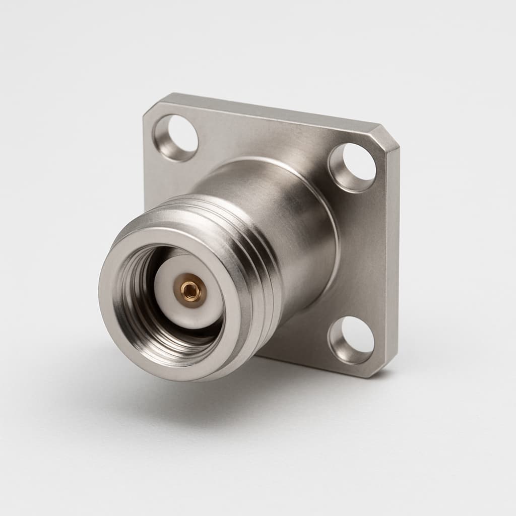 Telegaertner 100042361 1.5-3.5 Straight Flange Jack G11 — illustrative AI-generated image
