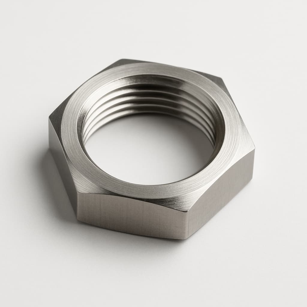 Telegaertner 100042578 SPEM8-BP Rear Mount Nut — illustrative AI-generated image
